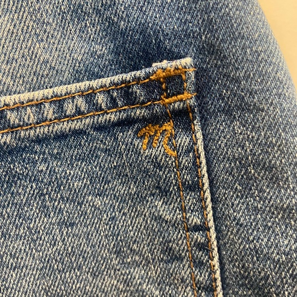 Madewell Rigid Denim A-line skirt - Picture 9 of 10